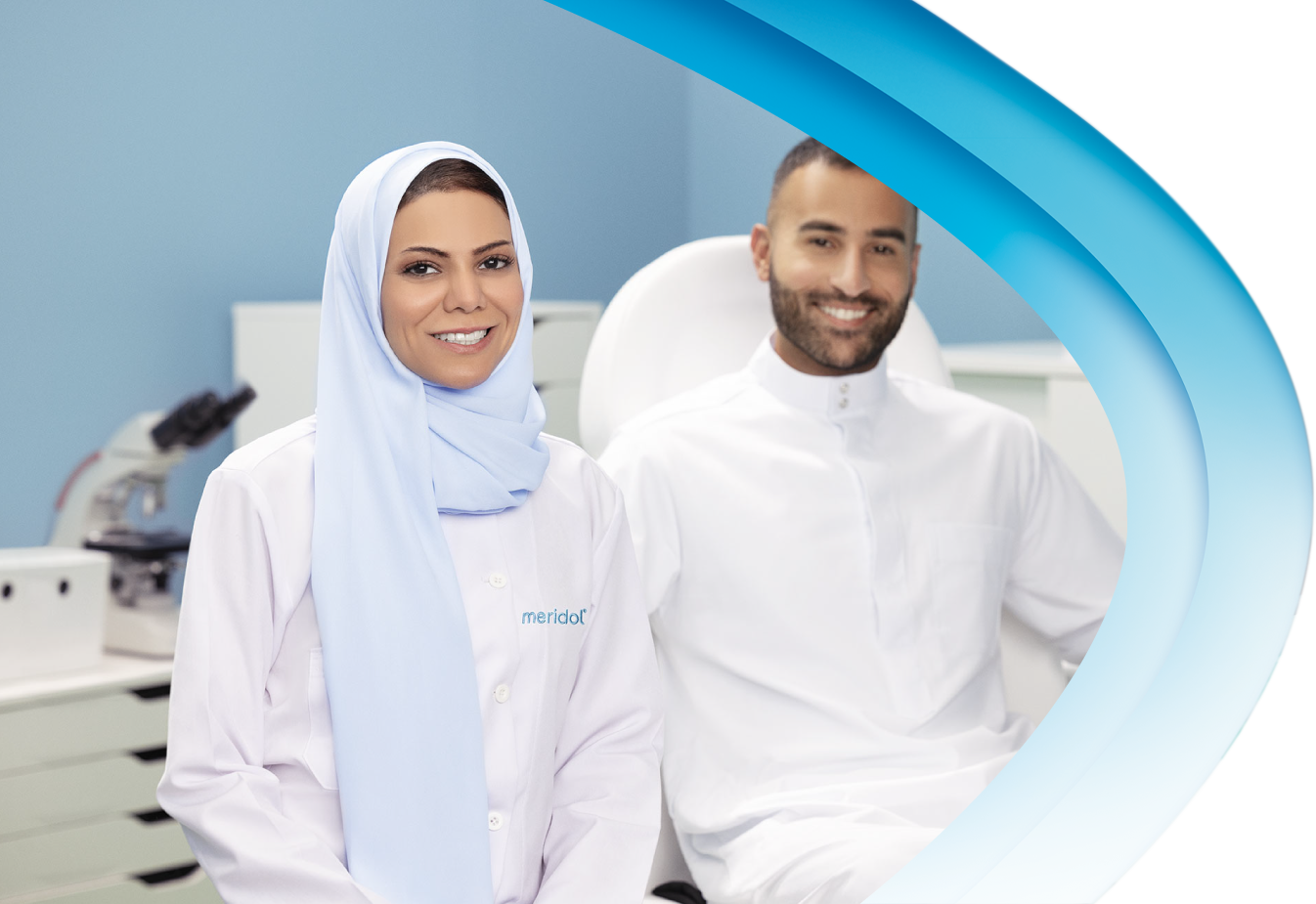 dentis and patience smiling